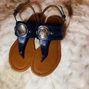 Tommy Hilfiger | Merce Navy Wedged Sandals